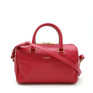 SAINT LAURENT PARIS YSL Yves Baby Duffle Handbag Pink